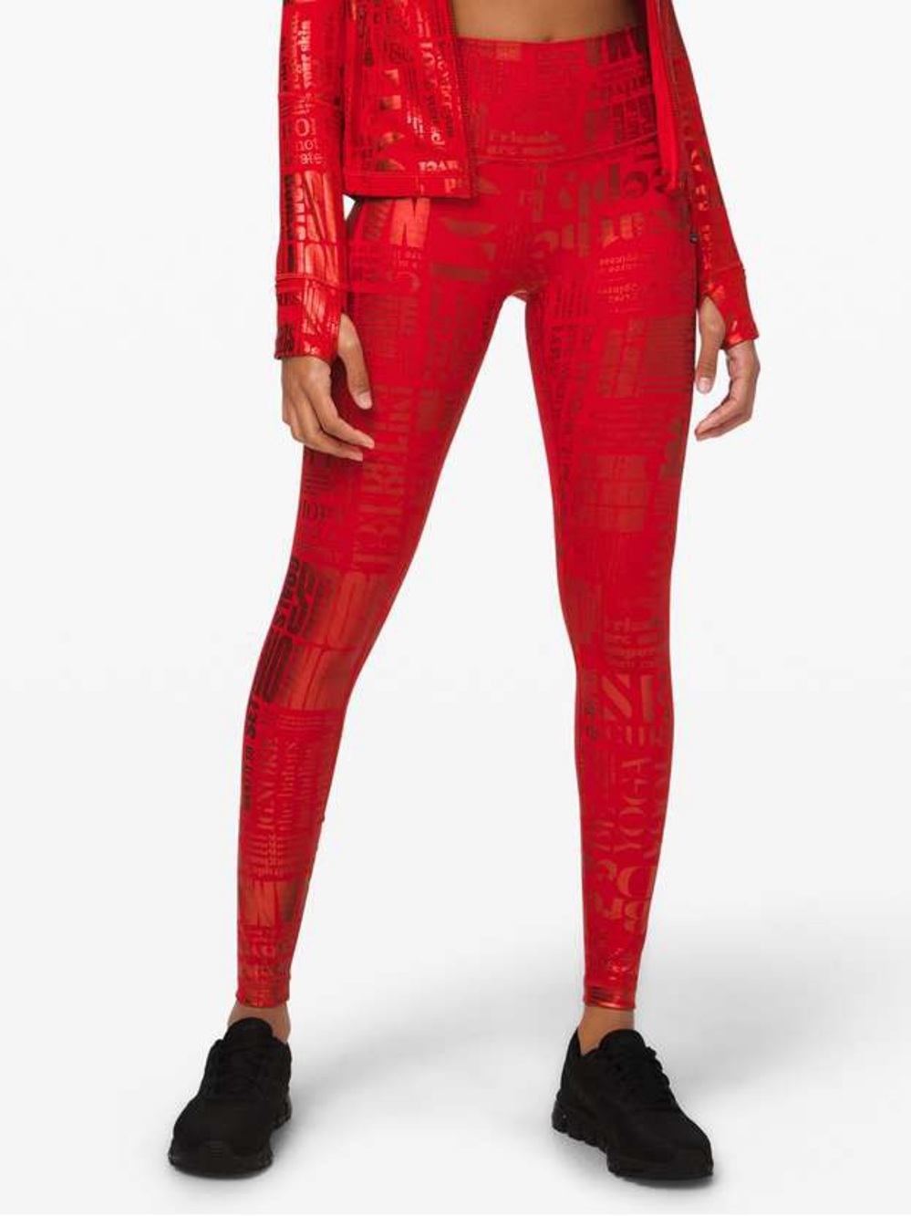 Rare Lululemon Wunder Under High-Rise Tight 28" *Full-On Luxtreme Manifesto